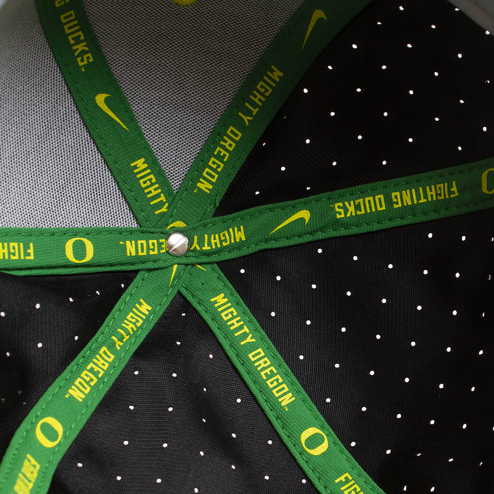 Classic Oregon O, Nike, Black, Sized, Performance/Dri-FIT, Accessories, Men, Baseball, Aero bill, Sized, Hat, 379671